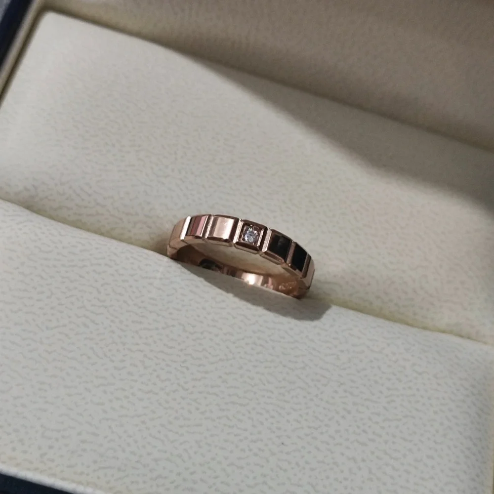 Chopard Rose Gold Faceted Women’s Band